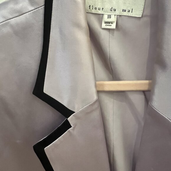 Piped Double Breasted Blazer- Fleur du Mal - Picture 2 of 4